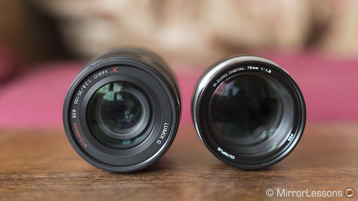 Olympus 75mm F 1 8 Vs Panasonic 35 100mm F 2 8 Apples Vs Oranges