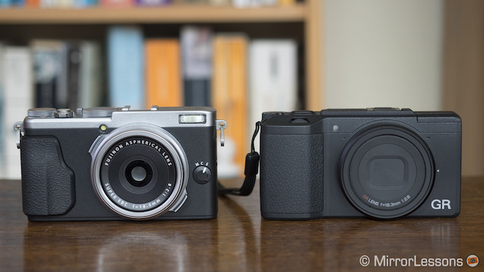 fuji x70 vs ricoh gr ii