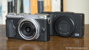 fuji x70 vs ricoh gr ii