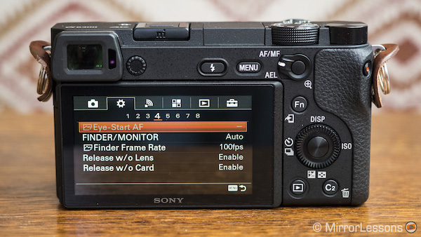 sony a6000 video specs fps