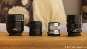 olympus 45mm vs panasonic 42.5mm vs nocticron 42.5mm vs voigtlander 42.5mm