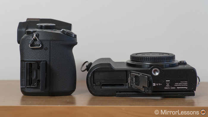 gx85-vs-g85-faux-leather-covering-1