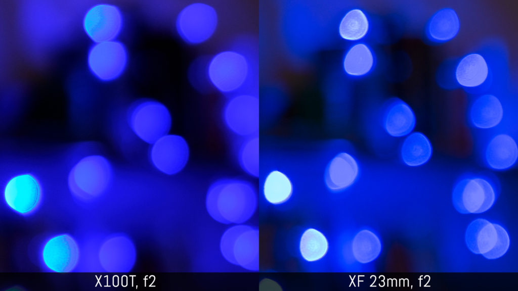 fuji x100t vs 23 f2