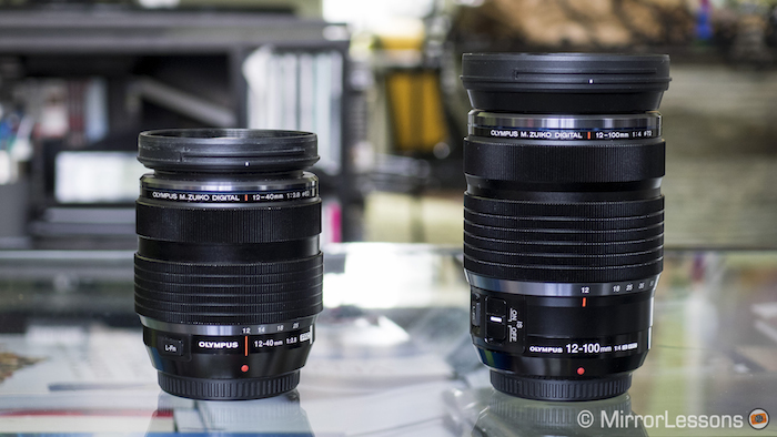 12-40mm vs 12-100mm