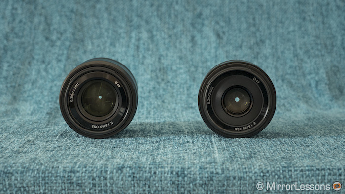 Sony 35mm f/1.8 vs. 50mm f/1.8 for APS-C – Apples vs. Oranges