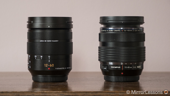 panasonic 12-60mm vs olympus 12-40mm