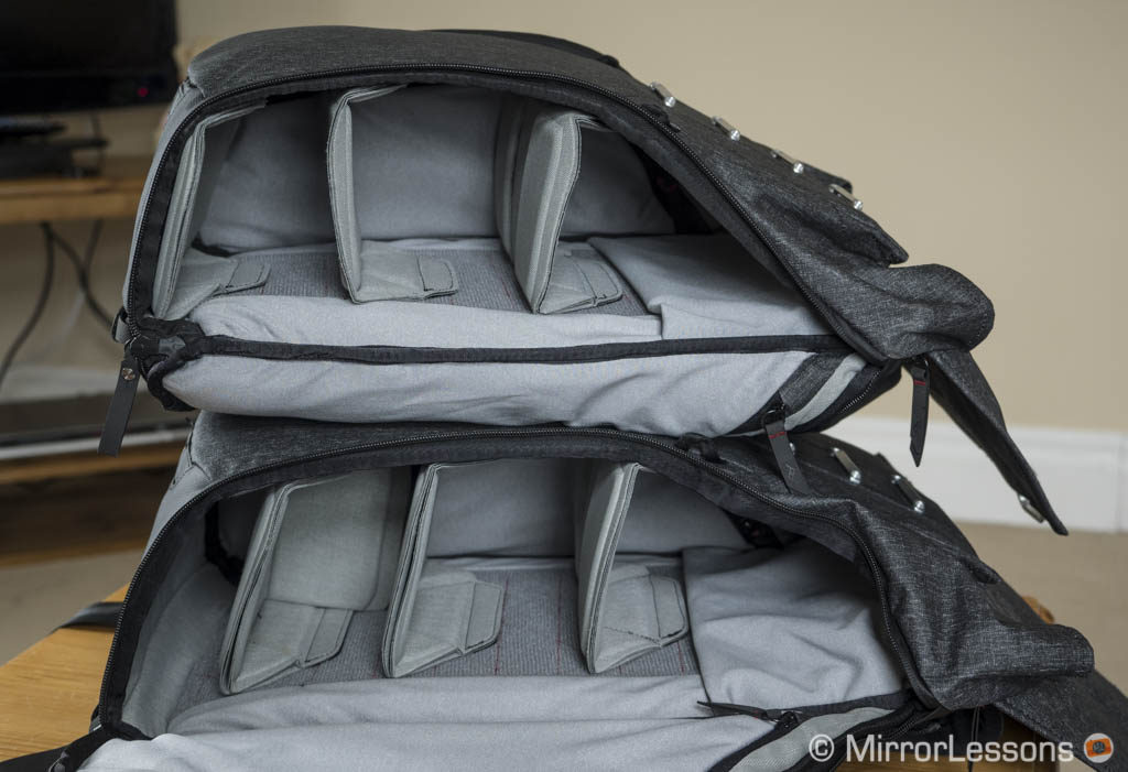 Wreck søvn Afdæk Peak Design Everyday Backpack 20L vs 30L - Accessory comparison -  Mirrorless Comparison