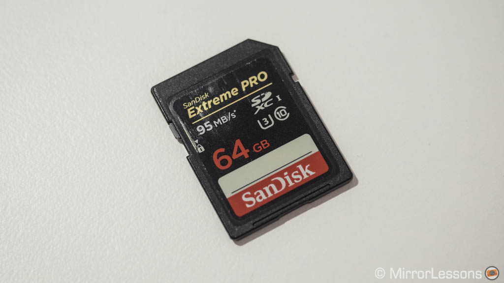 sony a7 iii sd card for video