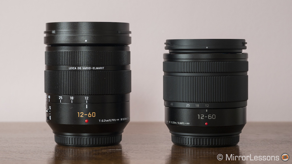 Panasonic Leica 12-60mm f/2.8-4.0 vs. Lumix G 12-60mm f/3.5-5.6