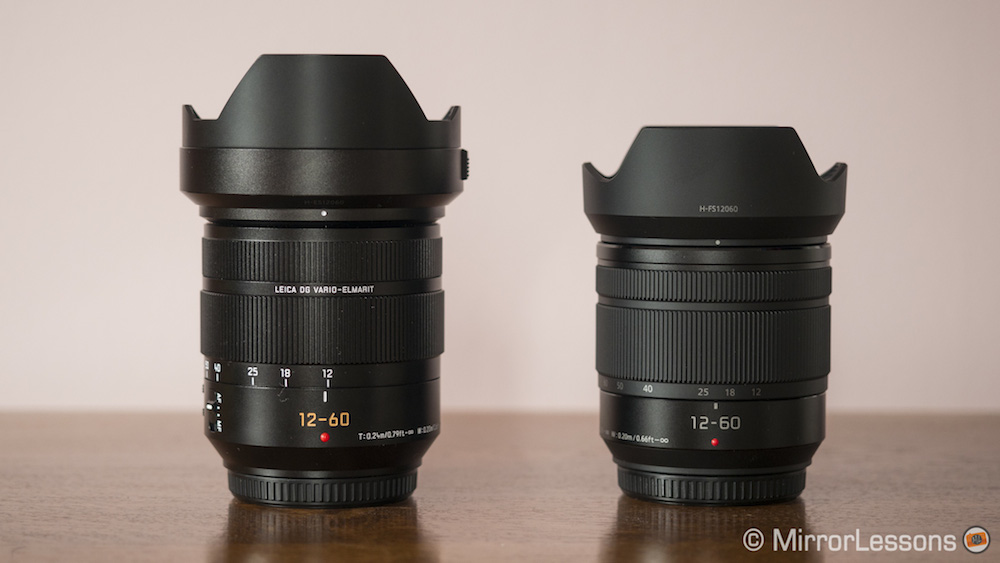 Panasonic Leica 12-60mm f/2.8-4.0 vs. Lumix G 12-60mm f/3.5-5.6