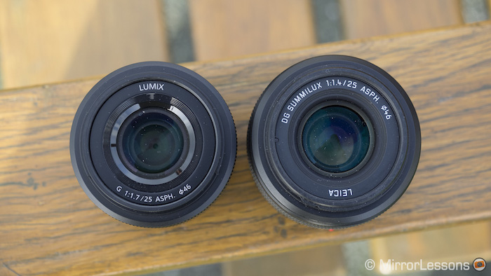 Incubus hamer metaal Panasonic Leica 25mm f/1.4 vs Lumix 25mm f/1.7 – The complete comparison -  Mirrorless Comparison