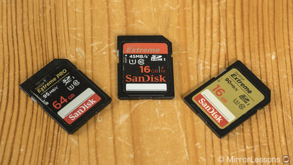 best sd cards for fuji xt20
