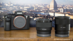 sony fe 50mm vs 55mm