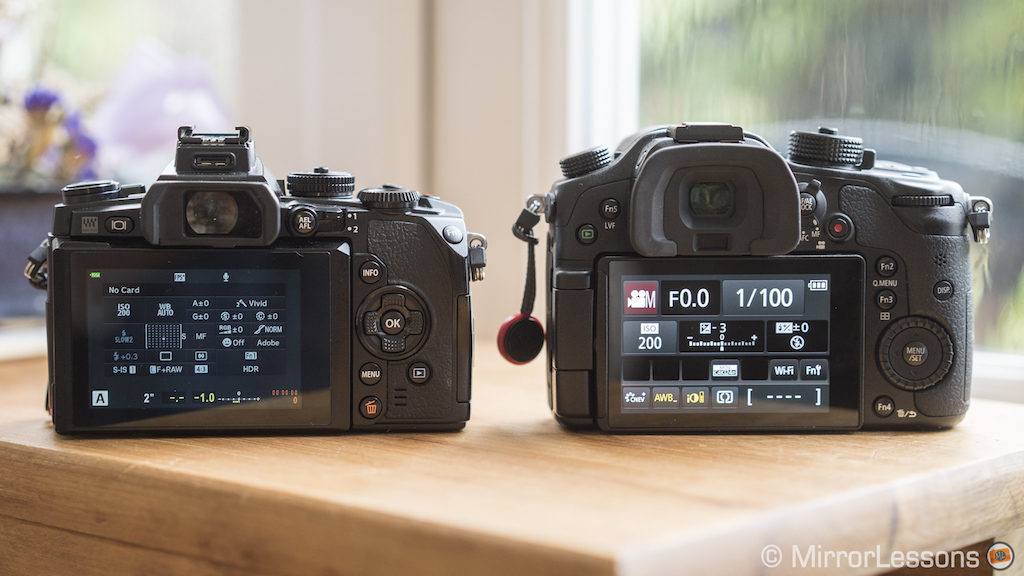 olympus omd em1 vs panasonic gh4