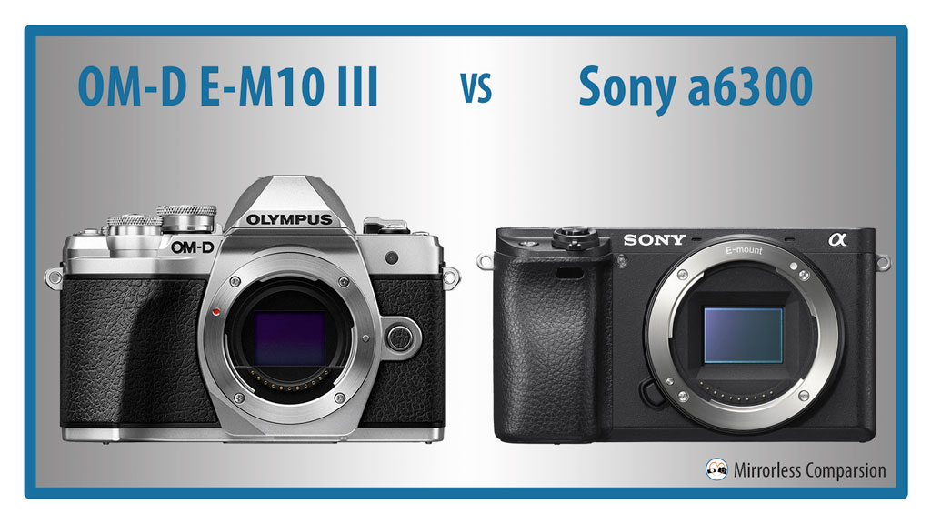 Olympus OM-D E-M10 mark III vs Sony a6300 - The 10 Main 