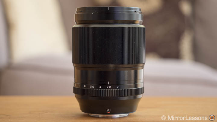 90mm f2 lens with no hood