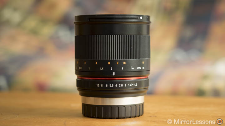 samyang 50mm f1.2 without hood