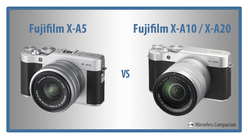 Fujifilm X A5 Vs X A10 X 0 The 10 Main Differences Mirrorless Comparison