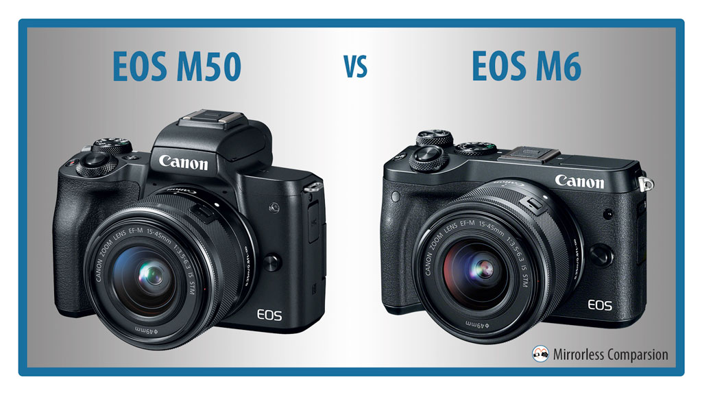 Mirakuløs Amfibiekøretøjer samfund Canon EOS M50 vs M6 - The 10 Main Differences - Mirrorless Comparison