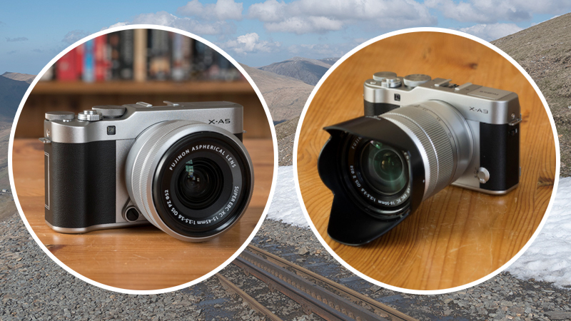 differences between the fujifilm xa3 vs xa5