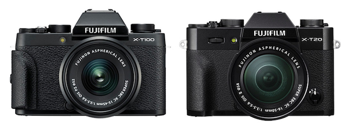 fujifilm xt100 vs xt20 grip