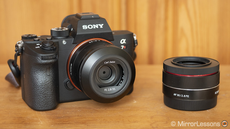 impuls Let op weerstand Sony FE 35mm f/2.8 ZA vs Samyang Rokinon 35mm f/2.8 AF – The complete  comparison - Mirrorless Comparison