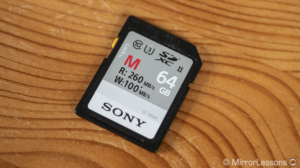 best sd card for 4k video sony a7iii