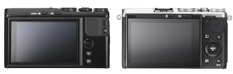 fuji xf10 vs x70 rear