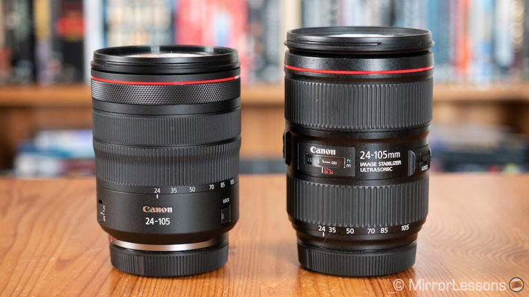 canon 24-105 ef vs rf