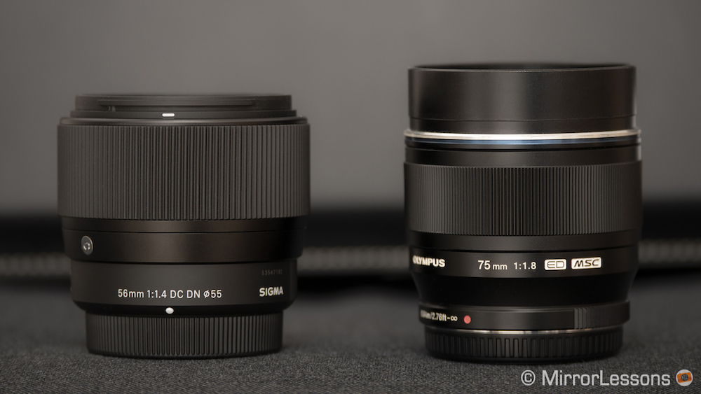 Sigma 56mm f/1.4 DC DN vs Olympus M.Zuiko 75mm f/1.8 – The