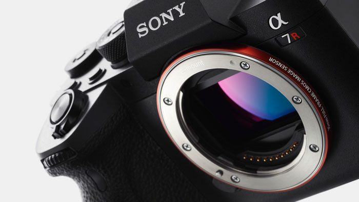 Close-up on the Sony A7R IV sensor