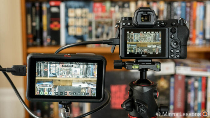 nikon z6 connected to atomos ninja 5