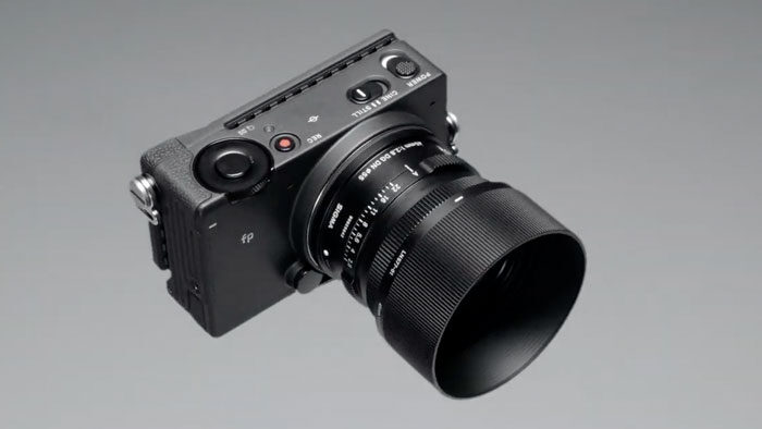 Sigma FP with 45mm lens attached