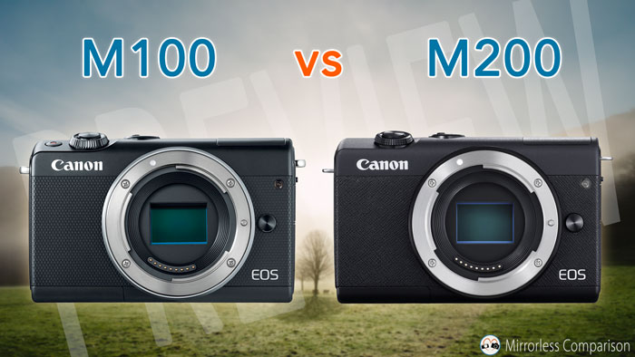 gerningsmanden Høj eksponering klap Canon EOS M100 vs M200 – The 10 Main Differences - Mirrorless Comparison