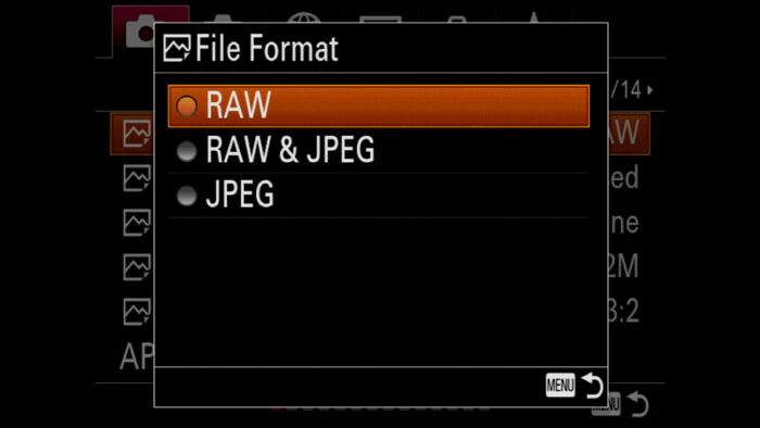 sony a7 iii portrait settings