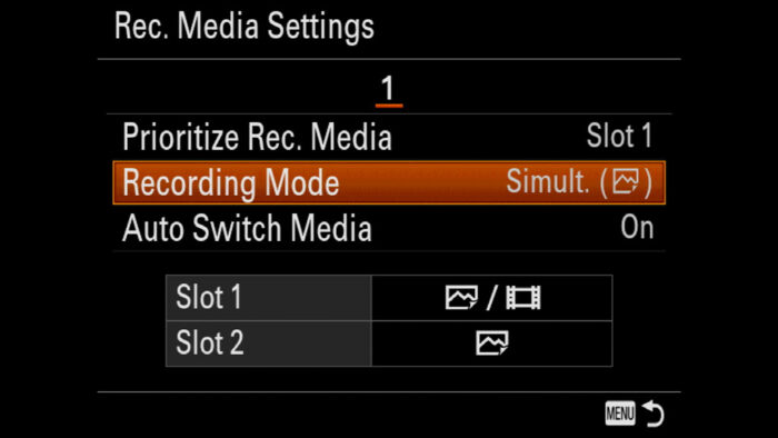 sony a7 iii ad card slots