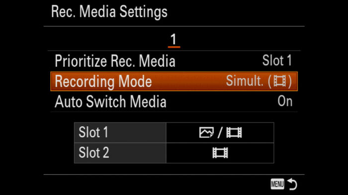 sony a7 iii ad card slots