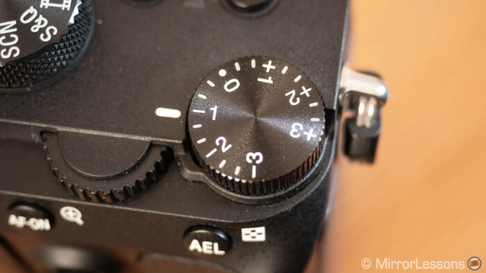 exposure compensation sony a7 iii