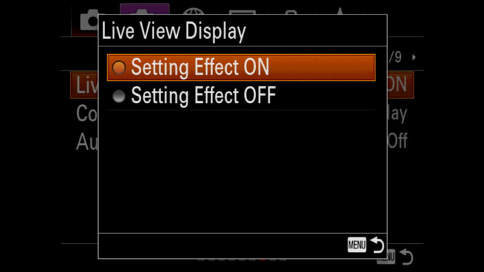 sony a7 iii settings for sports