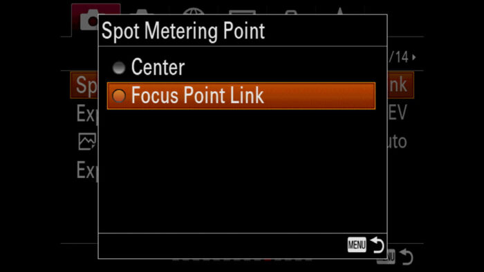 sony a7 iii metering settings