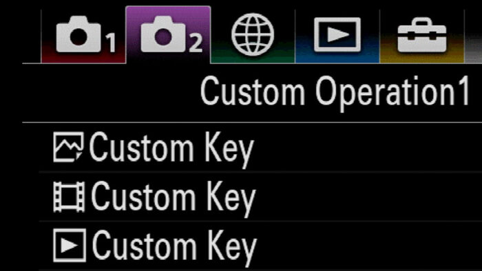 sony a7iii custom buttons
