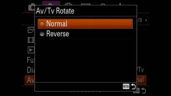 sony a7 iii dial settings