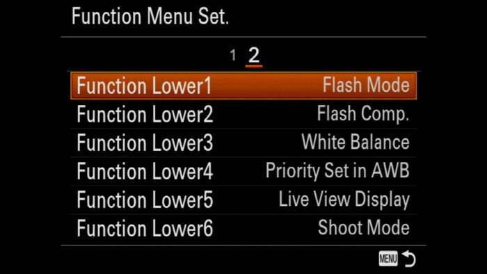 custom settings for sony a7iii