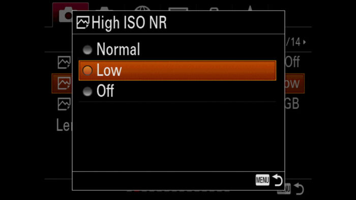 sony a7 iii low light photography settings