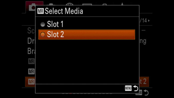 sony a7iii memory settings 