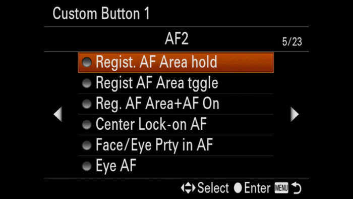 sony a7 iii sports settings