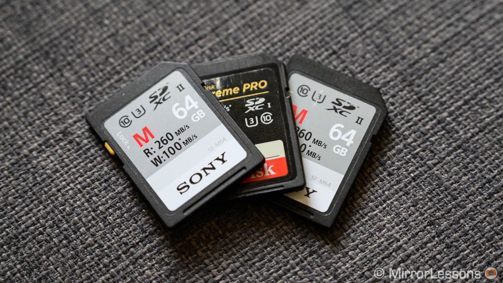 Sony A7 III, A7R III, A9 Memory Card Setup Mirrorless Comparison
