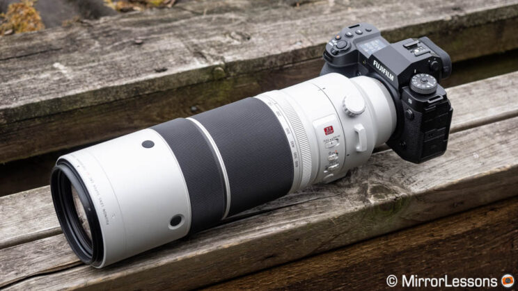 Fujifilm X-H2S with XF 150-600mm attached