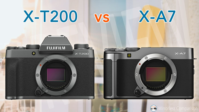 Fujifilm X-T200 vs X-A7 - The 10 Main Differences - Mirrorless 