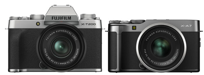 Fujifilm X-T200 vs X-A7 - The 10 Main Differences - Mirrorless 